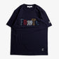 FDMTL | PATCHWORK LOGO TEE  { NAVY