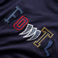 FDMTL | PATCHWORK LOGO TEE  { NAVY