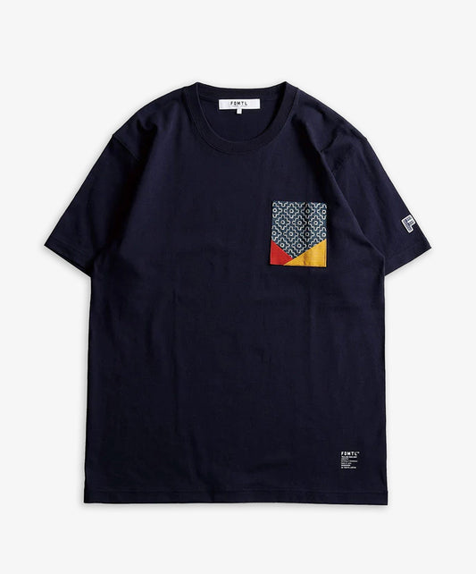 FDMTL | ORIGAMI TEE  { NAVY