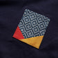 FDMTL | ORIGAMI TEE  { NAVY