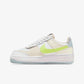 NIKE | AIR FORCE 1 SHADOW { WHITE/LT LEMON TWIST-WOLF GREY