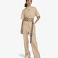 Nike | SHORT-SLEEVE CROPPED TOP  { HEMP/BAROQUE BROWN