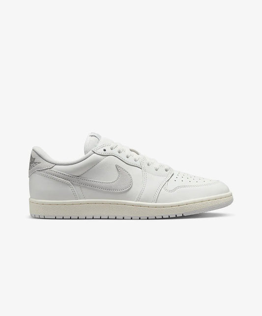 Jordan | AIR JORDAN 1 LOW  85 { SUMMIT WHITE/LT SMOKE GREY-NEUTRAL GREY