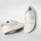 Jordan | AIR JORDAN 1 LOW  85 { SUMMIT WHITE/LT SMOKE GREY-NEUTRAL GREY