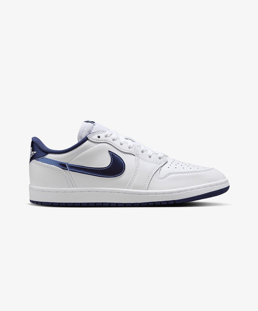 JORDAN | AIR JORDAN 1 LOW '85 { WHITE/NAVY-WHITE