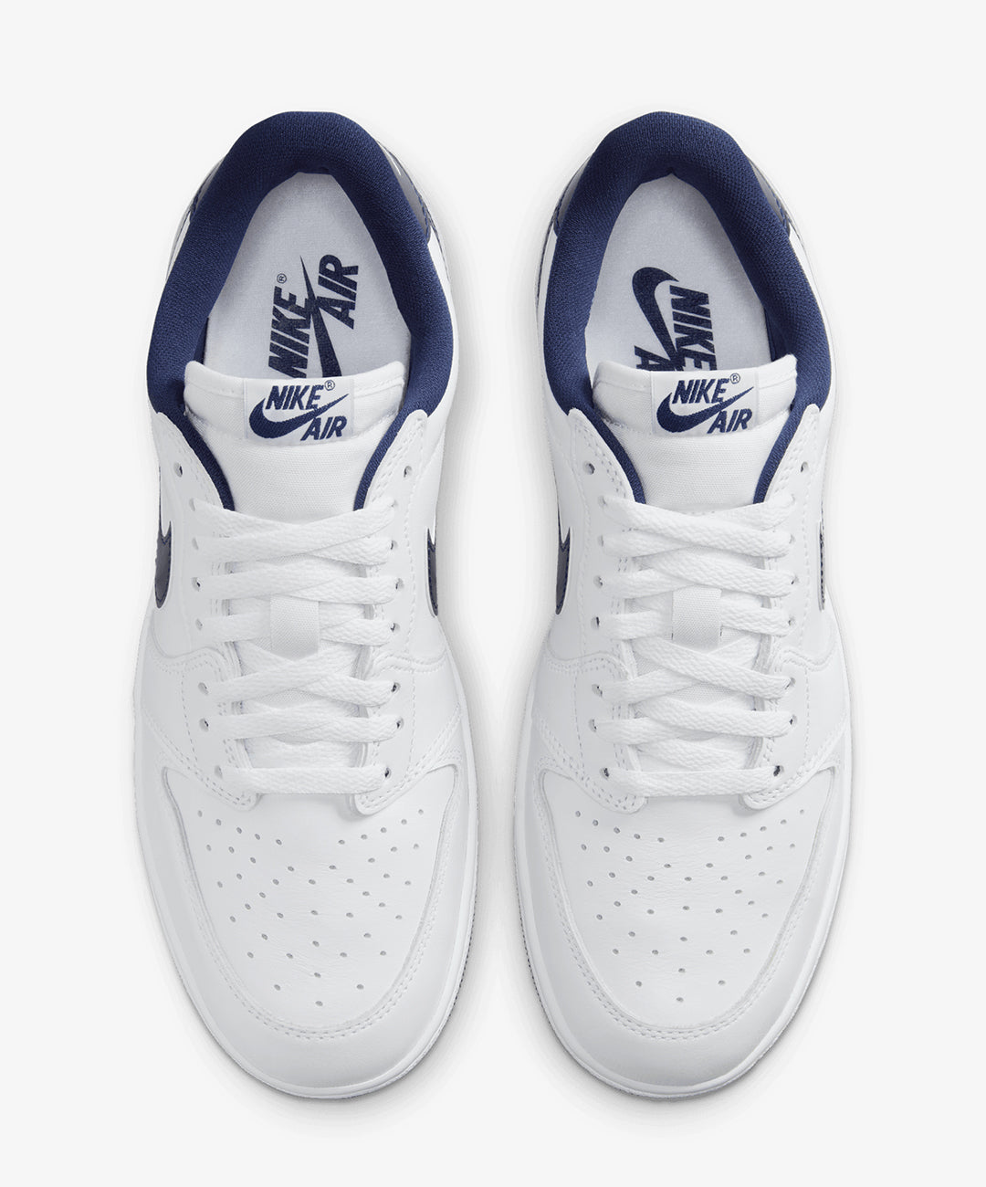 JORDAN | AIR JORDAN 1 LOW '85 { WHITE/NAVY-WHITE – Superkicks