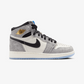 JORDAN | AIR JORDAN 1 HIGH OG { COOL GREY/BLACK-GAME ROYAL