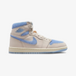 JORDAN | AIR JORDAN 1 RETRO HIGH OG { PALE IVORY/PSYCHIC BLUE-COCONUT MILK