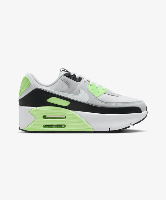 Nike | AIR MAX 90 LV8 { PHOTON DUST/WHITE-LIME BLAST-BLACK