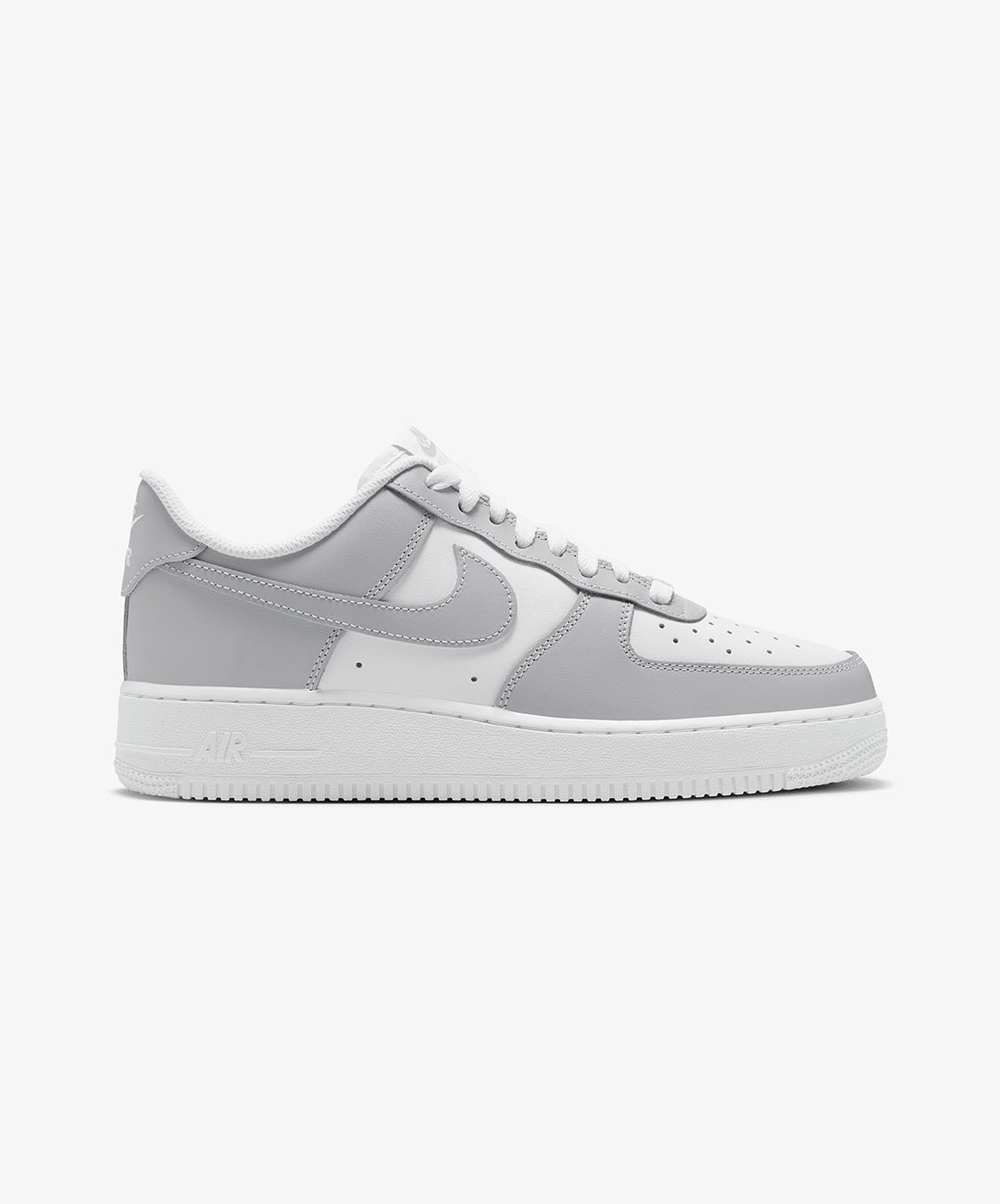 Nike | AIR FORCE 1 '07 { WHITE/LT SMOKE GREY-WHITE-LT SMOKE GREY