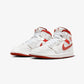 Jordan | AIR JORDAN 1 MID SE  { WHITE/LOBSTER-DUNE RED-SAIL