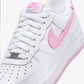 Nike | AIR FORCE 1 '07 { WHITE/PINK RISE-WHITE