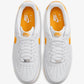 NIKE | AIR FORCE 1 '07 { WHITE/UNIVERSITY GOLD-WHITE
