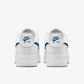 Nike | AIR FORCE 1 '07 { WHITE/WHITE/COURT BLUE