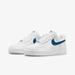 Nike | AIR FORCE 1 '07 { WHITE/WHITE/COURT BLUE