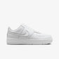NIKE | AIR FORCE 1 LOW DANCE { WHITE/WHITE-WHITE-METALLIC SILVER
