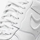 NIKE | AIR FORCE 1 LOW DANCE { WHITE/WHITE-WHITE-METALLIC SILVER