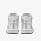 Jordan | AIR JORDAN 1 MID SE  { WHITE/METALLIC SILVER-WOLF GREY