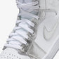 Jordan | AIR JORDAN 1 MID SE  { WHITE/METALLIC SILVER-WOLF GREY