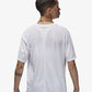 Jordan | DIAMOND SHORT-SLEEVE TOP  { WHITE