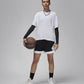 Jordan | DIAMOND SHORT-SLEEVE TOP  { WHITE