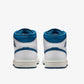 Jordan | AIR JORDAN 1 MID SE  { WHITE/INDUSTRIAL BLUE-SAIL