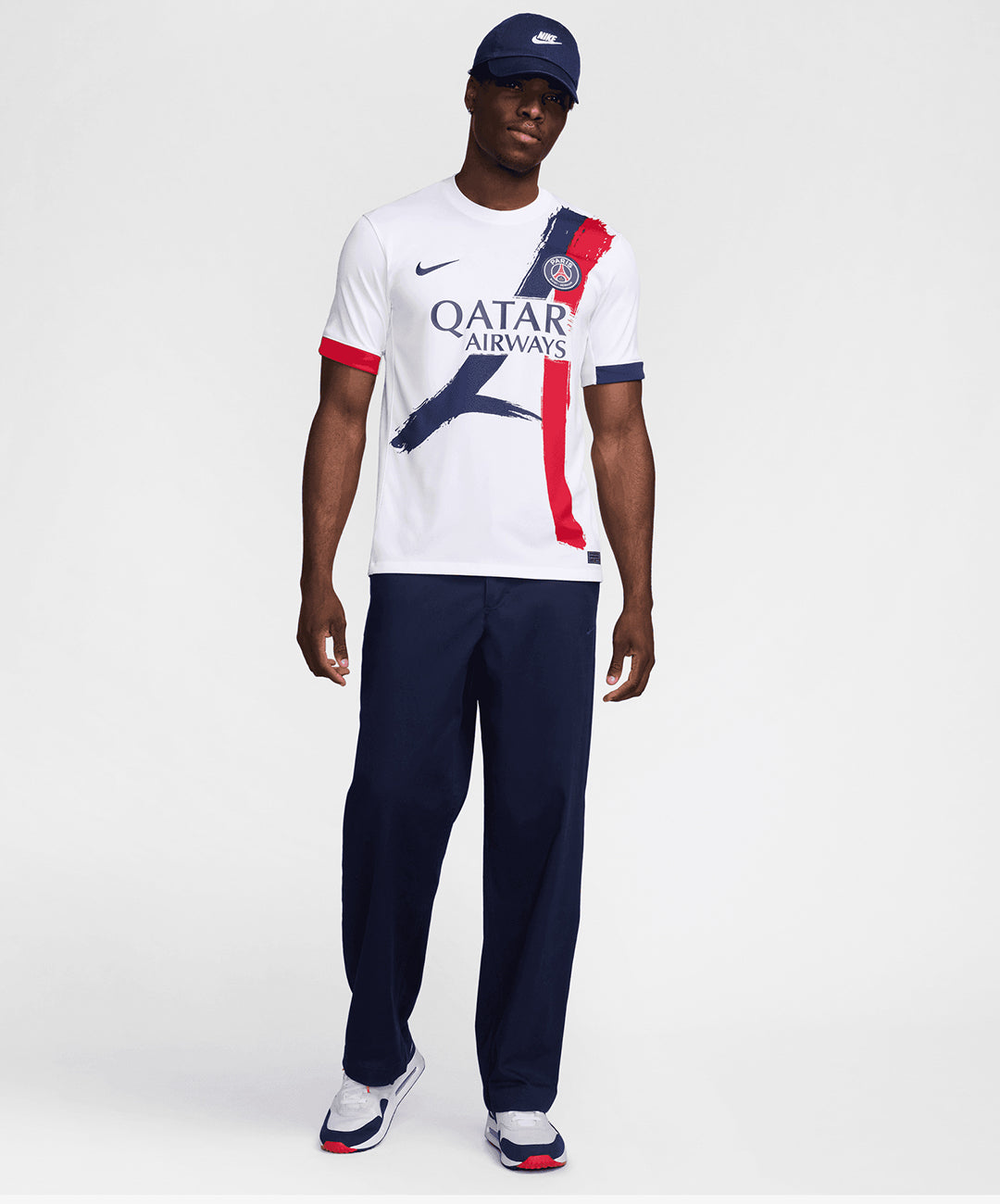 NIKE | PARIS SAINT-GERMAIN 2024/25 STADIUM AWAY { WHITE/MIDNIGHT