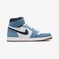 JORDAN | AIR JORDAN 1 HIGH OG DENIM { SUMMIT WHITE/OBSIDIAN SUMMIT WHITE/GUM MEDIUM BROWN