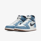 JORDAN | AIR JORDAN 1 HIGH OG DENIM { SUMMIT WHITE/OBSIDIAN SUMMIT WHITE/GUM MEDIUM BROWN