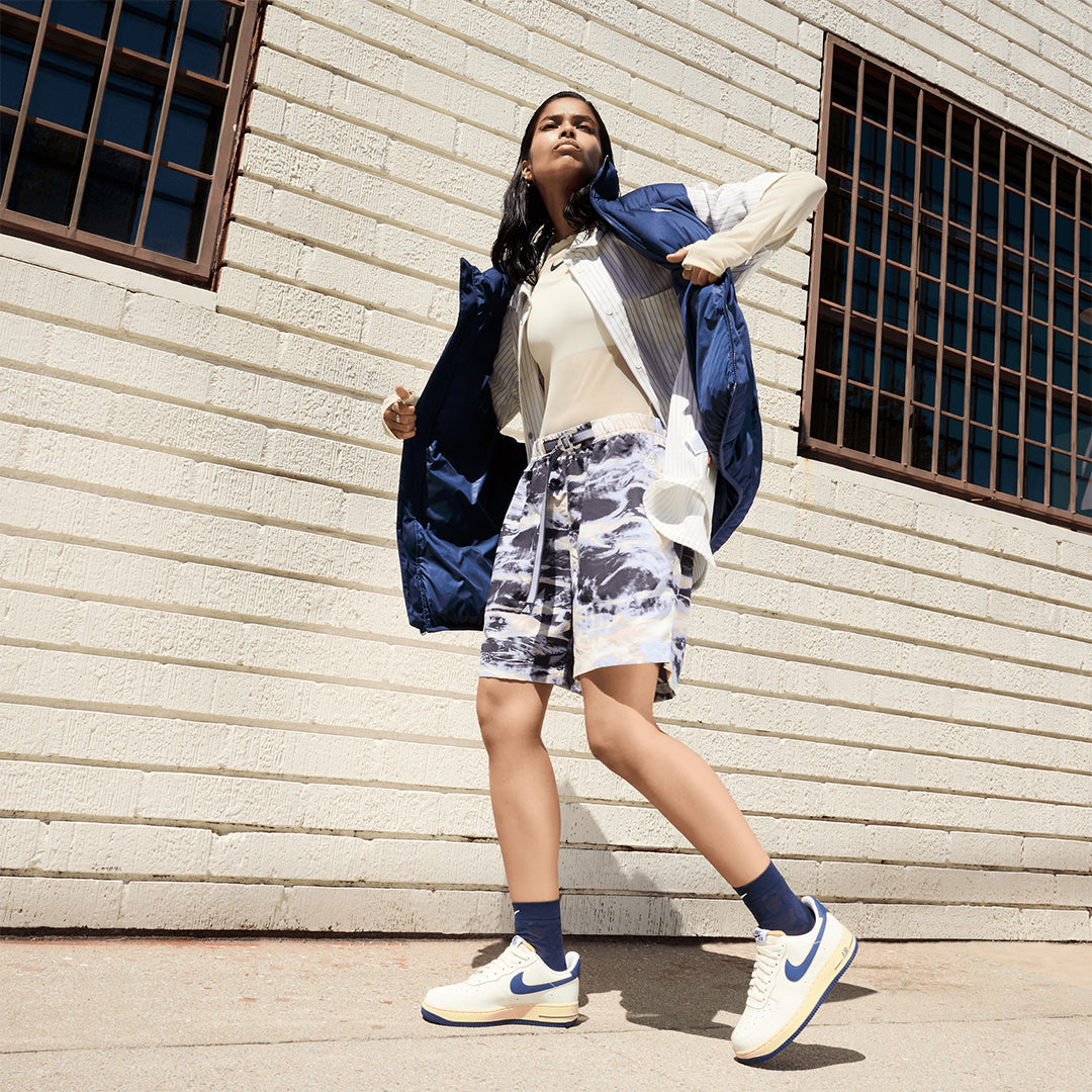 Buy NIKE WMN'S AIR FORCE '07 'SAIL/DEEP ROYAL BLUE-PALE VANILLA