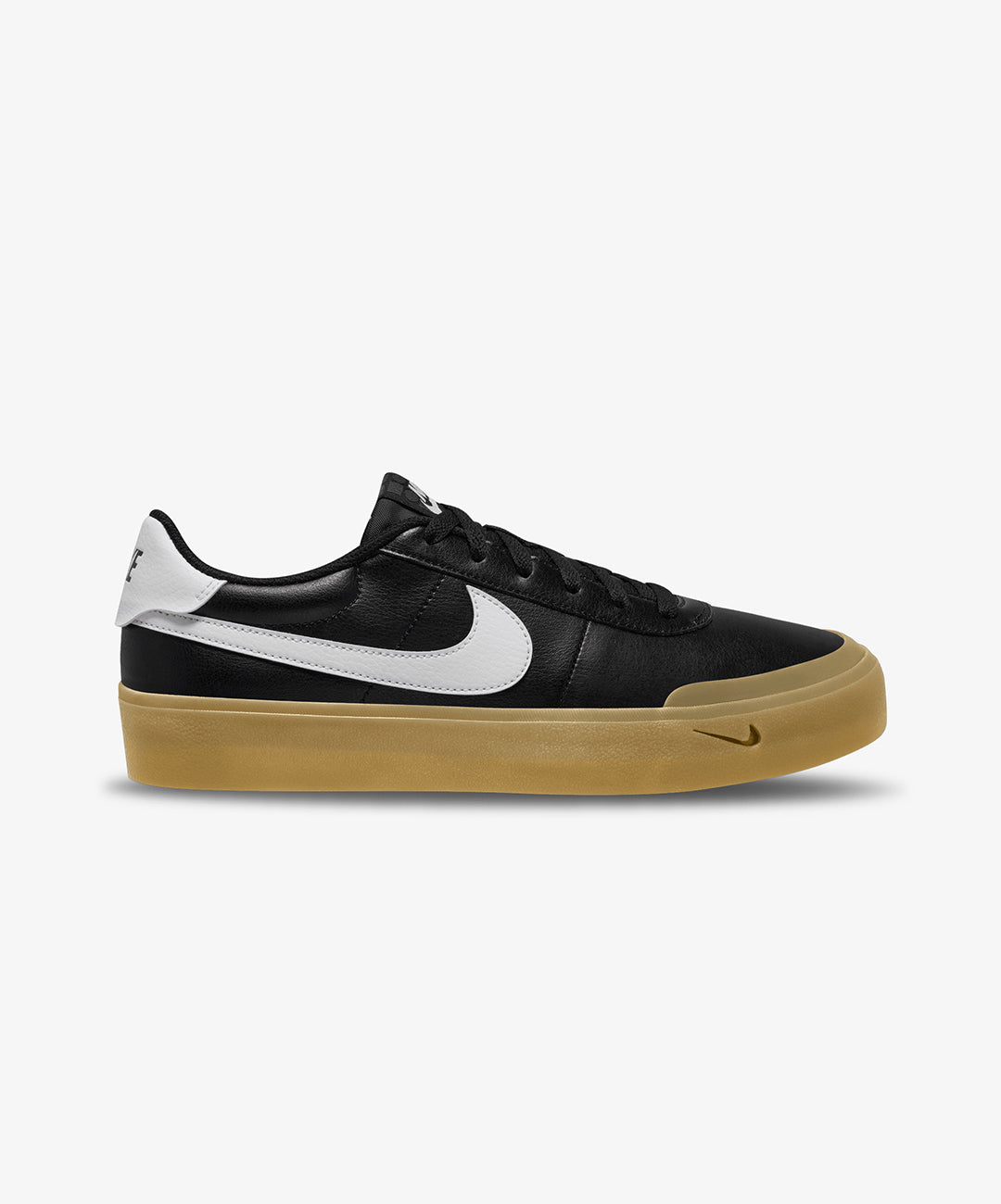 Nike | COURT SHOT { BLACK/WHITE-GUM LIGHT BROWN