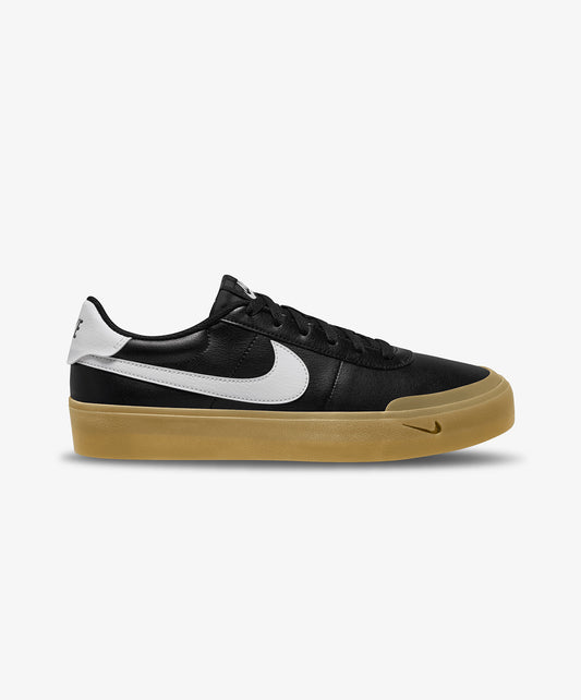 Nike | COURT SHOT { BLACK/WHITE-GUM LIGHT BROWN