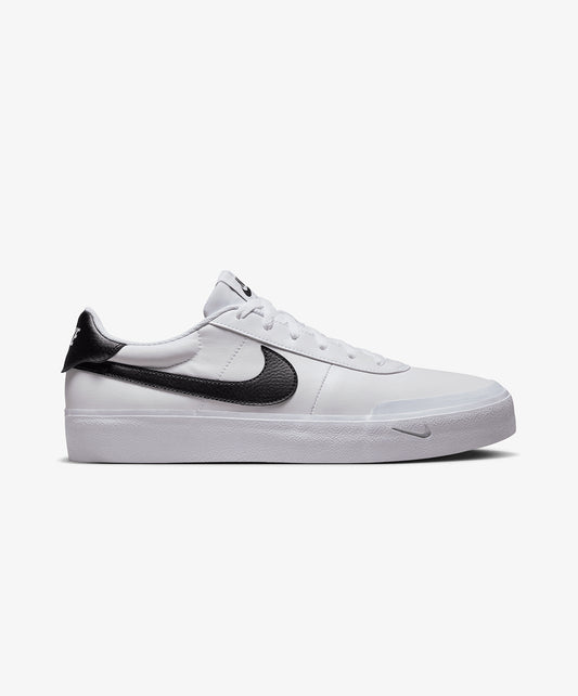 Nike | COURT SHOT { WHITE/BLACK