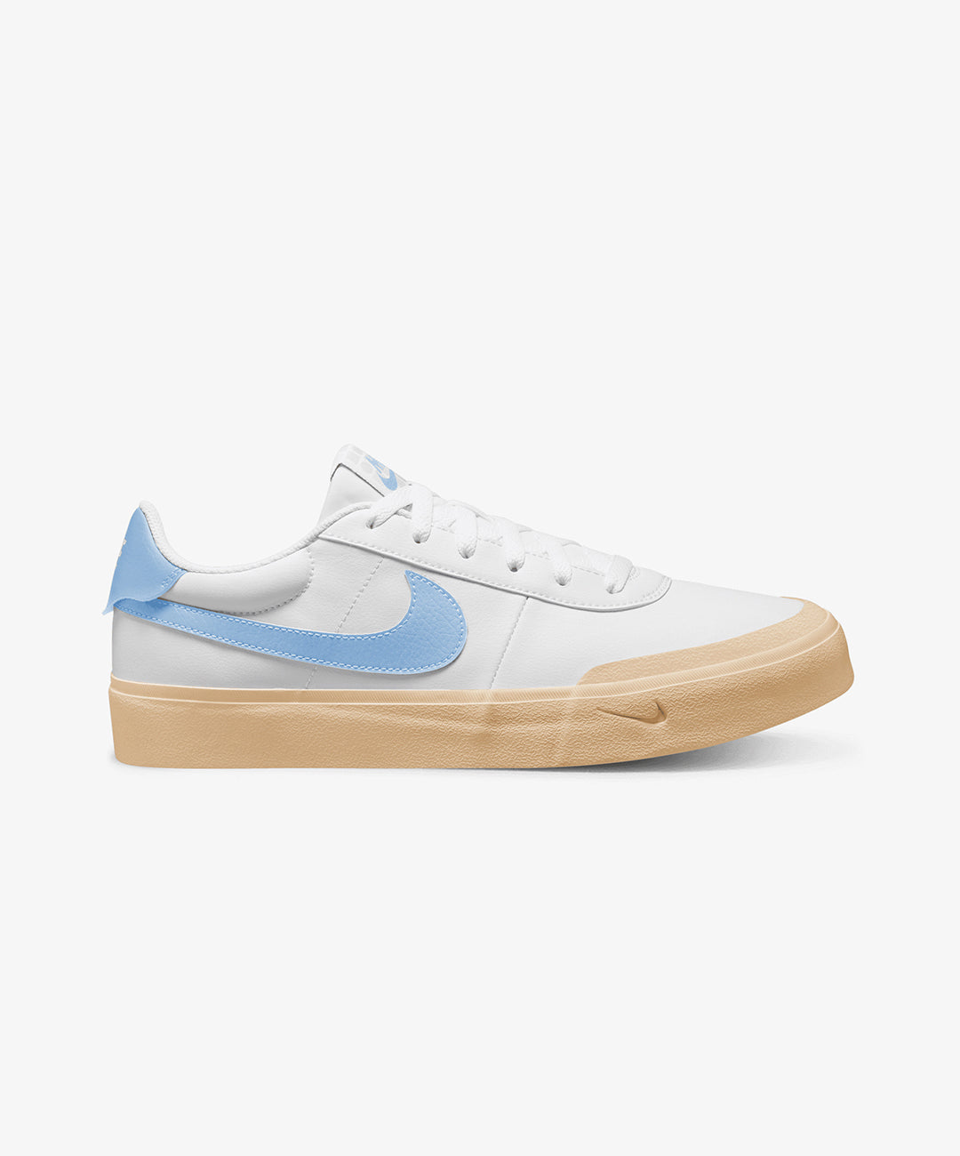 Nike | COURT SHOT { WHITE/PSYCHIC BLUE-GUM YELLOW