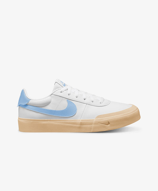 Nike | COURT SHOT { WHITE/PSYCHIC BLUE-GUM YELLOW