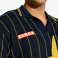 F A R A K | FLAT - KNIT INDIAN JERESY { BLUE/YELLOW
