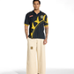 F A R A K | FLAT - KNIT INDIAN JERESY { BLUE/YELLOW