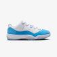 JORDAN | AIR JORDAN 11 RETRO LOW "UNIVERSITY BLUE" { WHITE/UNIVERSITY BLUE-BLACK