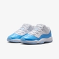 JORDAN | AIR JORDAN 11 RETRO LOW "UNIVERSITY BLUE" (GS) { WHITE/BLACK/UNIVERSITY BLUE