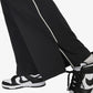 NIKE | MID-RISE REPEL ASYMMETRICAL-WAIST TROUSERS { BLACK/LT IRON ORE/WHITE