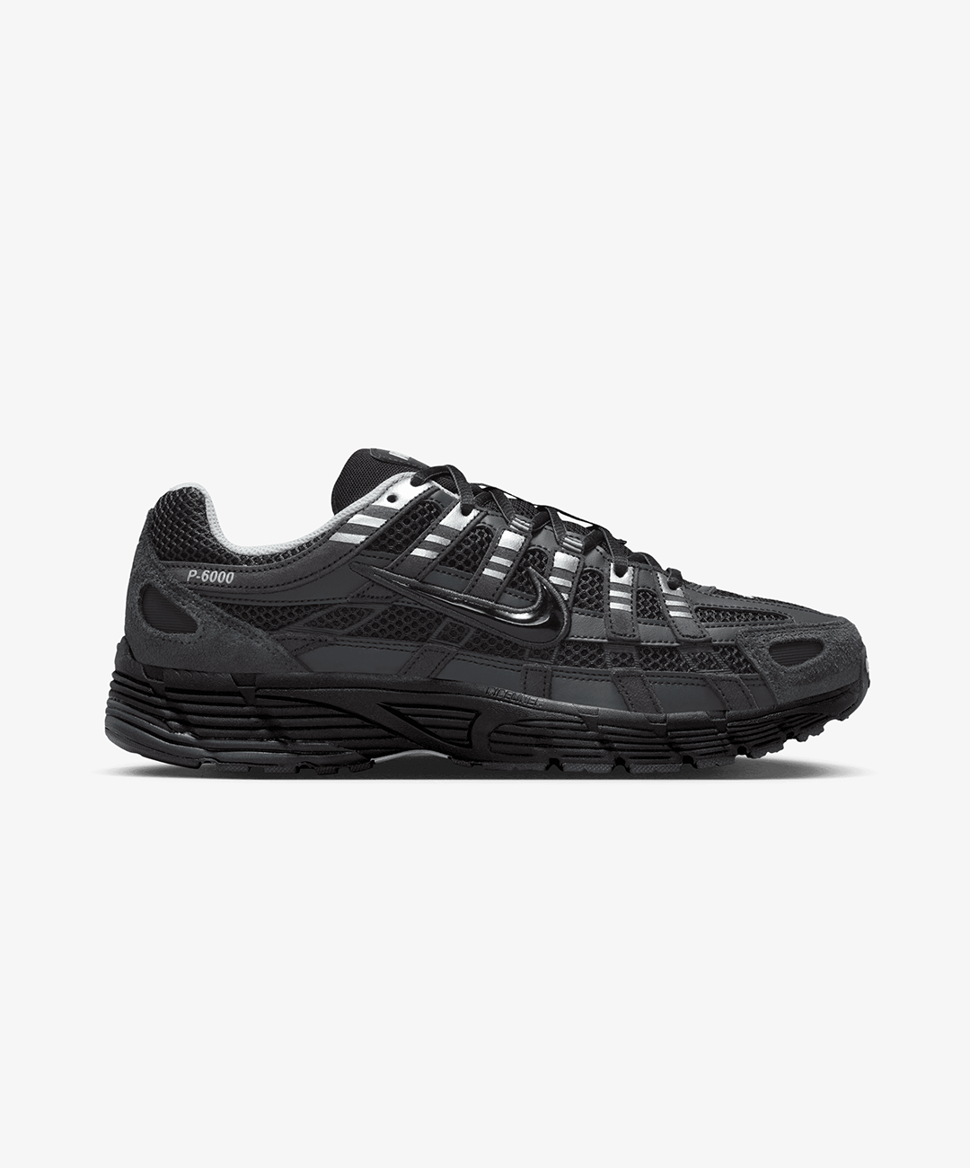 NIKE | P-6000 { ANTHRACITE/BLACK-CHROME-METALLIC SILVER