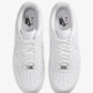 NIKE | AIR FORCE 1 '07 TEXTURE { WHITE/WHITE