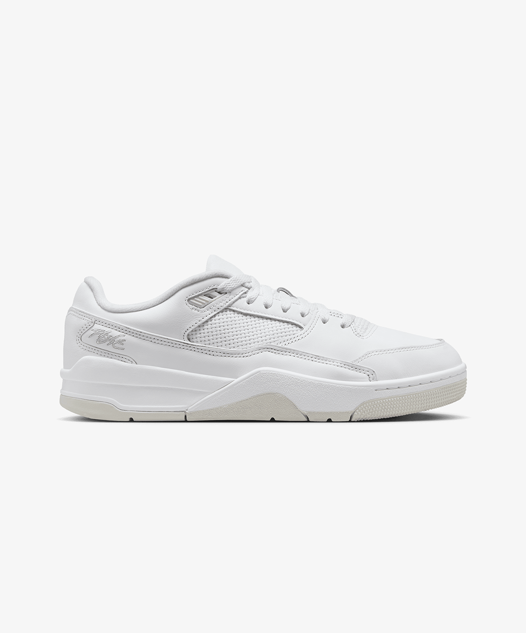 Jordan | FLIGHT COURT { WHITE/VAST GREY