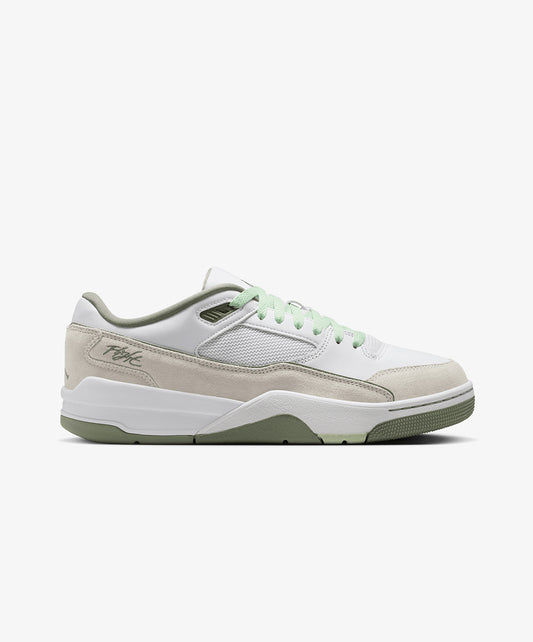 Jordan | FLIGHT COURT { WHITE/VINTAGE LICHEN-SWAN-JADE STONE