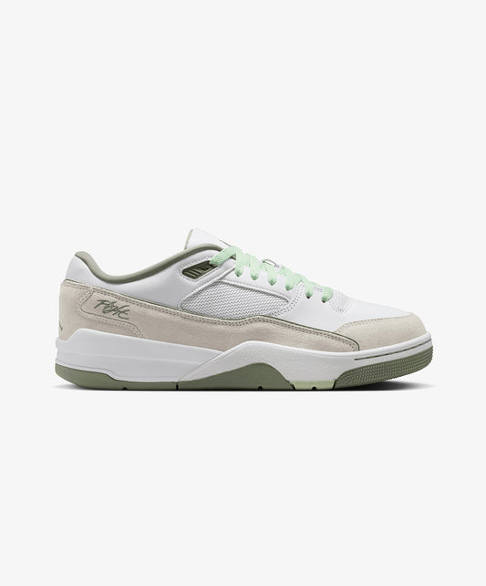 Jordan | FLIGHT COURT { WHITE/VINTAGE LICHEN-SWAN-JADE STONE
