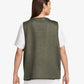 JORDAN | ESSENTIALS VEST { MEDIUM OLIVE