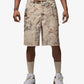 JORDAN | AIR JORDAN PRINTED SHORTS { WHITE