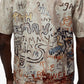 Jordan | AIR JORDAN CAMP SHIRT { OFF WHITE/MULTI