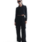 NIKE | SPORTSWEAR LONG-SLEEVE CROPPED JERSEY { BLACK/BLACK/SAIL