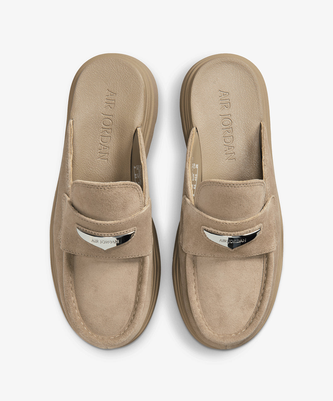 JORDAN | AIR JORDAN MULE { KHAKI/METALLIC SILVER – Superkicks